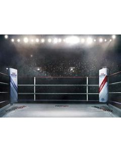 Yeele 9x6ft Pro Boxing Arena Backdrop Pro Fight Tournament Sports Stage Lighting 3D Photo Background for Photography Boys Men Portrait Photo Booth Shoot Vinyl Studio Props