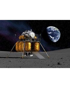 Yeele 9x6ft Lunar Probe Photo Backdrops Moon Surface Exploration Moon Landing Background for Photography Vinyl Science Universe Probes Baby Girls Student Portraits Video Photo Shoot Studio Props