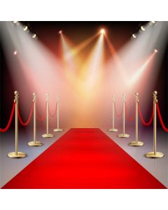 Yeele 10x10ft Photography Backdrop Stage Lights Red Carpet Background for Photo Shoots Luxury VIP Royals Club Party Event Decoration Banner Adult Kids Photo Booth Vinyl Studio Props