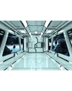 Yeele 8x6ft Spaceship Backdrop Spacecraft Space Station Interior Exploring Future Background for Photography Universe Planet Kid Boy Girl Portrait Photo Booth Shoot Vinyl Studio Props