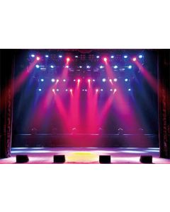 Yeele 10x8ft Stage Concert Backdrop Lighting Nightclub Musical Hall Club Background for Photography Sing Dance Performance Scene Photo Booth Shoots Vinyl Studio Props