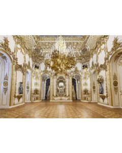 Yeele 9x6ft Luxurious Palace Backdrop for Photography Chandelier Arch Door Noble Hotel Background Kids Adult Photo Booth Shoot Vinyl Studio Props