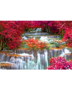 Yeele 10x6.5ft Waterfall Backdrop for Photography National Park Tropical Rain Forest Jungle Background Cascade Nature Landscape Travel Kids Adult Photo Booth Shoot Vinyl Studio Props